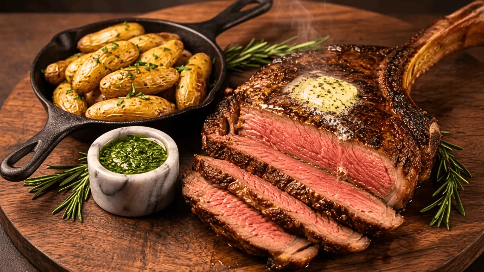How to Reverse Sear a Tomahawk Steak on Gas Grill and Oven