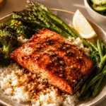 Honey Garlic Butter Salmon Recipe (Sweet & Sticky)