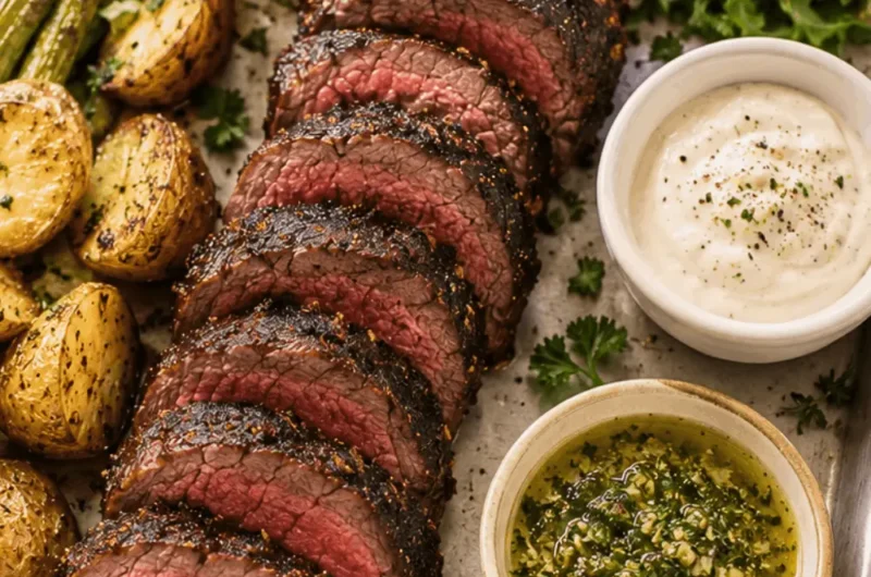 Smoked Beef Tenderloin (Reverse-Sear) – Juicy & Crusty