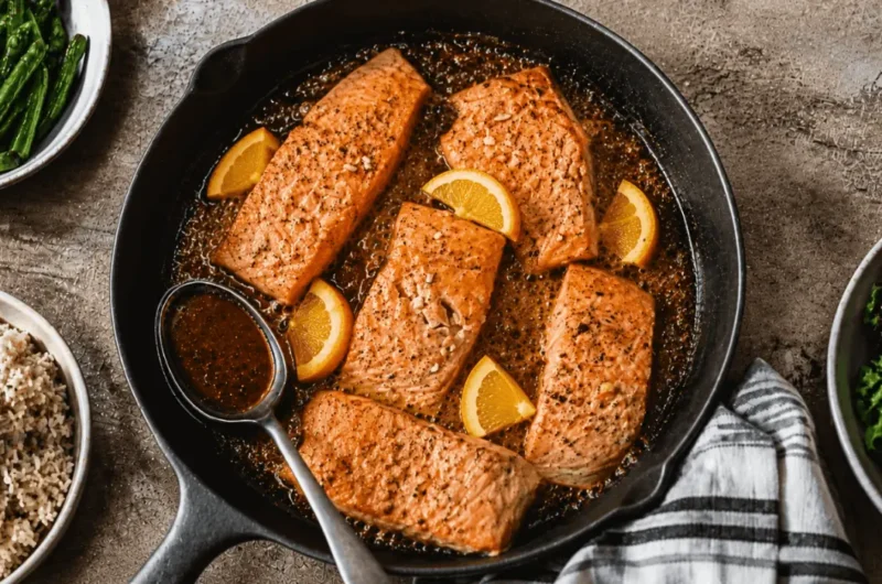 Bourbon Glazed Salmon Recipe