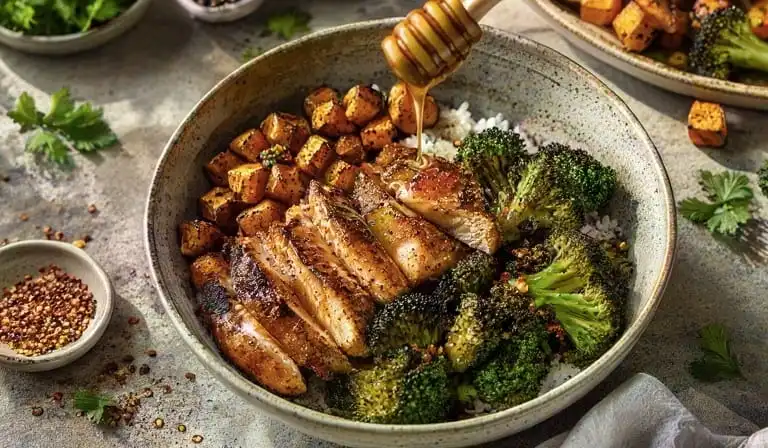 Hot Honey Chicken Bowl Recipe