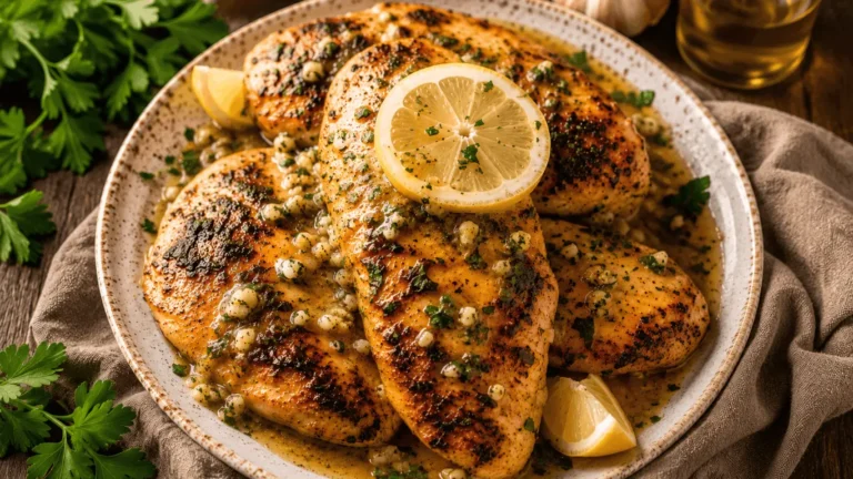 Lemon Garlic Chicken Longhorn​ Recipe (Steakhouse Copycat)